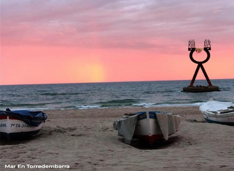 Pobla de Montornés Fantastica Casa Con Piscina Y Playa ,Torredembarra-Tarragona 빌라 외부 사진